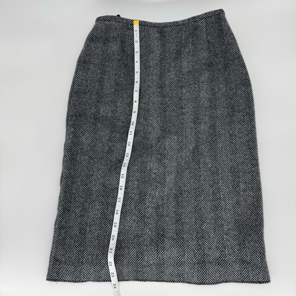 Les Copains Herringbone Wool‑Blend Midi Skirt – Made in Italy - Picture 4 of 8